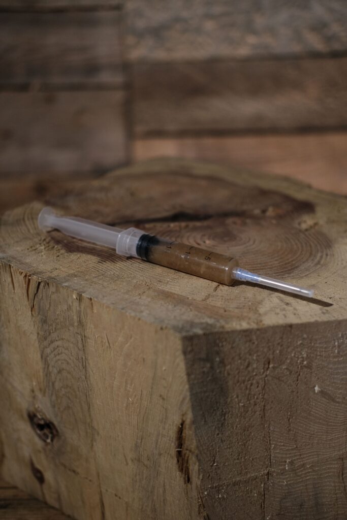 Flydende mycelium (Køb via svampeshop.dk)